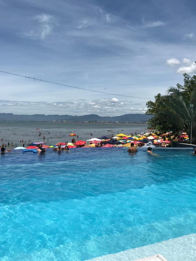 Apartamento Pe Na Areia Frente Para O Mar E Piscina Na Prainha Caraguatatuba Eksteriør billede