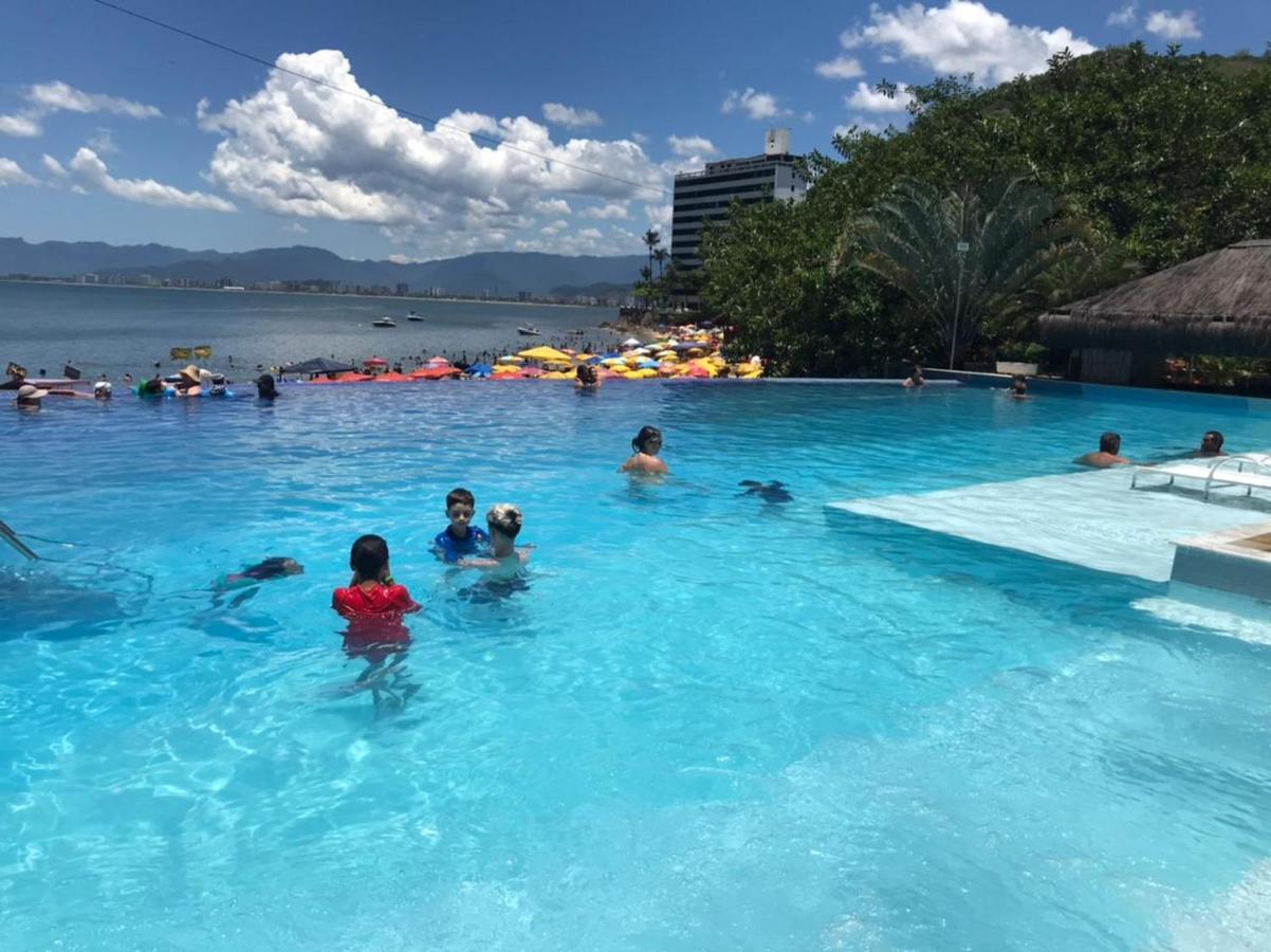 Apartamento Pe Na Areia Frente Para O Mar E Piscina Na Prainha Caraguatatuba Eksteriør billede
