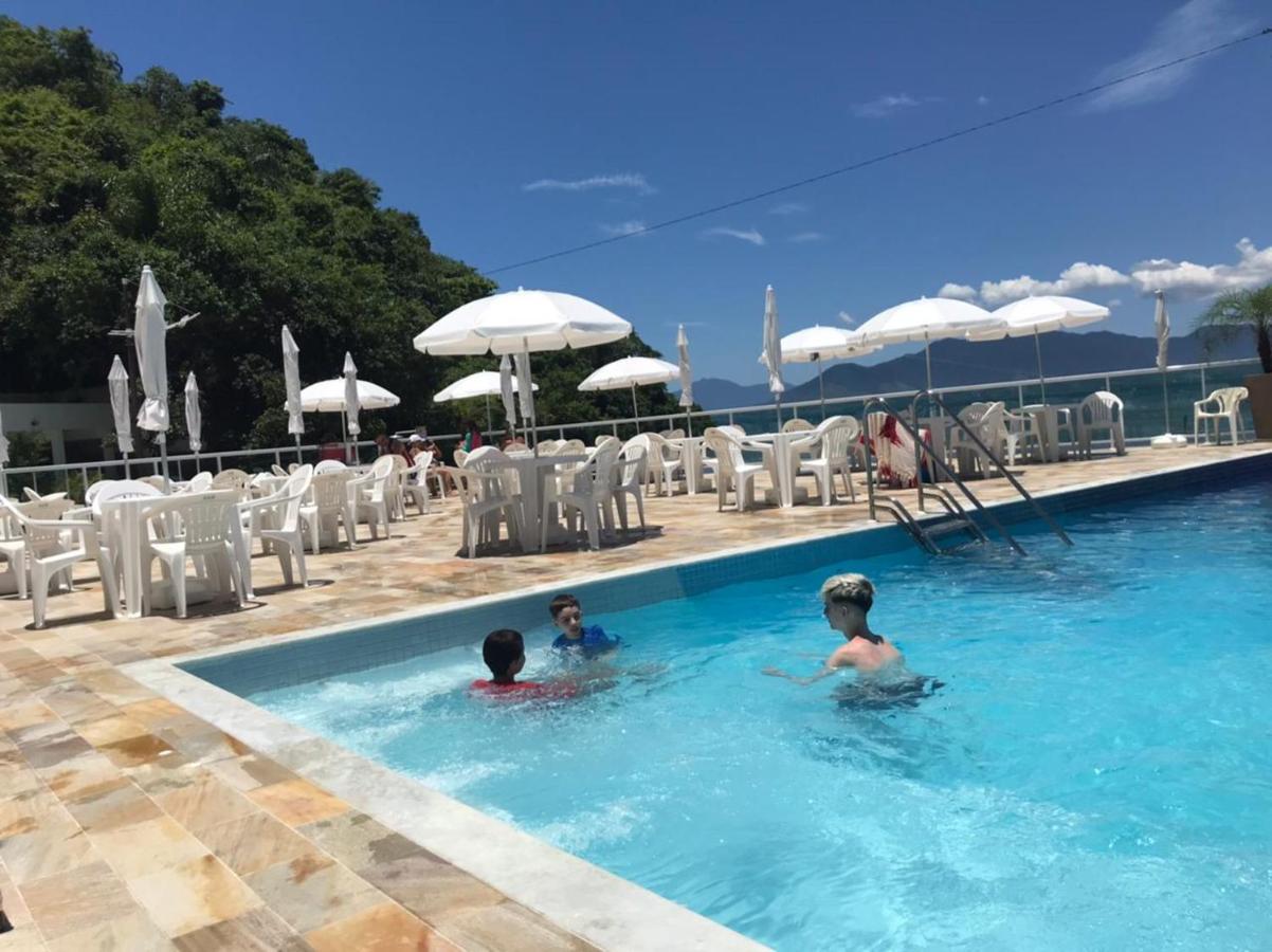Apartamento Pe Na Areia Frente Para O Mar E Piscina Na Prainha Caraguatatuba Eksteriør billede